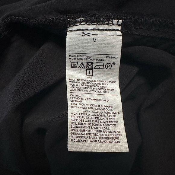 Old Navy - Black Maxi Dress - Ruffled At Top and Bottom - Black - Medium - Picture 5 of 5